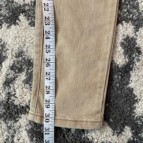 2Y Premium Edition Mens Slim Fit Distressed Khaki Jeans - Picture 13 of 15